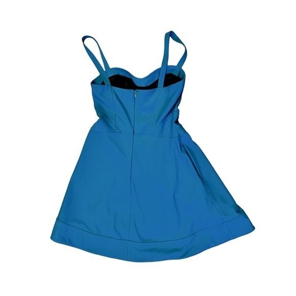 Z Spoke Zac Posen Turquoise Suiting Dress Size 8 - Picture 7 of 11